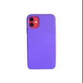 iPhone 11 ile Uyumlu Cappy Silikon Kılıf Mor - 3
