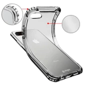 Blogy iPhone 8 Plus / 7 Plus ile Uyumlu Crystal Fit Kılıf Smoke Black - 2