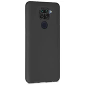 Redmi Note 9 ile Uyumlu Cappy Silikon Kılıf Siyah - 1