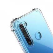 Blogy RedMi Note 8 ile Uyumlu Crystal Fit Kılıf Crystal Clear - 3