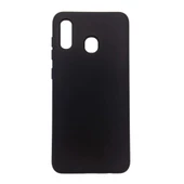 P40 Lite E ile Uyumlu Cappy Silikon Kılıf Siyah - 1