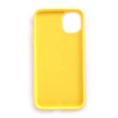 iPhone 11 Pro Max ile Uyumlu Cappy Silikon Kılıf Sarı - 2