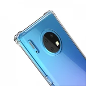 Blogy Mate 30 Pro ile Uyumlu Crystal Fit Kılıf Crystal Clear - 3