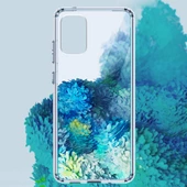 Buff Galaxy S20 Plus ile Uyumlu Air Hybrid Kılıf Crystal Clear - 1