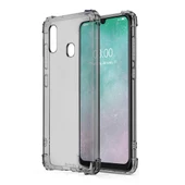 Blogy Galaxy A30 ile Uyumlu Crystal Fit Kılıf Smoke Black - 1