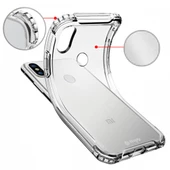 Blogy MI A2 Lite ile Uyumlu Crystal Fit Kılıf Crystal Clear - 2