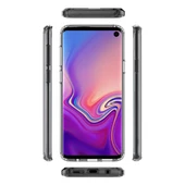 Buff Galaxy S10 ile Uyumlu Air Hybrid Kılıf Smoke Black - 2