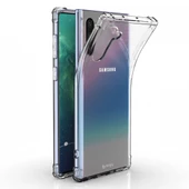 Blogy Galaxy Note 10 ile Uyumlu Crystal Fit Kılıf Crystal Clear - 2