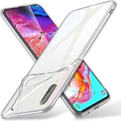 Blogy Galaxy A70 ile Uyumlu Şeffaf Kılıf - 1