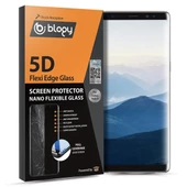 Blogy Galaxy Note 9 ile Uyumlu Flexi Edge 5D Ekran Koruyucu - 2