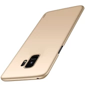 Buff Galaxy S9 Plus ile Uyumlu Slim Fit Kılıf Gold - 5