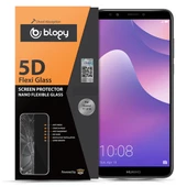 Blogy Y7 2018 ile Uyumlu Flexi 5D Ekran Koruyucu - 2