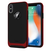 Buff iPhone X ile Uyumlu New Armor Kılıf Red - 1