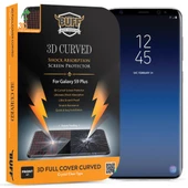 Buﬀ Galaxy S9 Plus ile Uyumlu 3D ile Uyumlu Ekran Koruyucu thumbnail 1