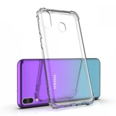 Blogy Galaxy M20 ile Uyumlu Crystal Fit Kılıf Crystal Clear - 2