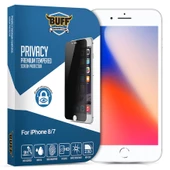Buff iPhone 8/7 ile Uyumlu Privacy Ekran Koruyucu - 1