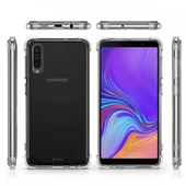 Blogy Galaxy A7 2018 ile Uyumlu Crystal Fit Kılıf Crystal Clear - 3