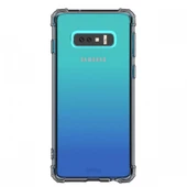 Blogy Galaxy S10e ile Uyumlu Crystal Fit Kılıf Smoke Black - 1
