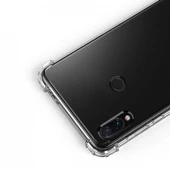 Blogy Galaxy A20 ile Uyumlu Crystal Fit Kılıf Crystal Clear - 3