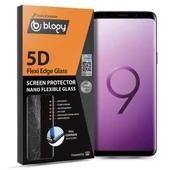 Blogy Galaxy S9 ile Uyumlu Flexi Edge 5D Ekran Koruyucu - 2