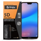 Blogy P20 Lite ile Uyumlu Flexi 5D Ekran Koruyucu - 2