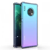 Blogy Mate 30 Pro ile Uyumlu Crystal Fit Kılıf Crystal Clear - 1