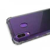 Blogy P20 Lite ile Uyumlu Crystal Fit Kılıf Smoke Black - 2