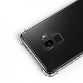 Blogy Galaxy A8 ile Uyumlu Crystal Fit Kılıf Crystal Clear - 3