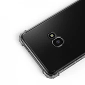 Blogy Galaxy J4 Plus ile Uyumlu Crystal Fit Kılıf Smoke Black - 3
