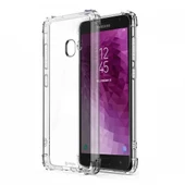 Blogy Galaxy J4 ile Uyumlu Crystal Fit Kılıf Crystal Clear - 1