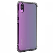 Blogy Y7 2019 ile Uyumlu Crystal Fit Kılıf Smoke Black - 1