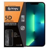 Blogy iPhone 13 Pro Max ile Uyumlu Flexi 5D Ekran Koruyucu - 2