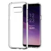 Buff Galaxy S8 Plus ile Uyumlu Air Hybrid Kılıf Crystall Clear - 3