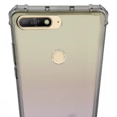 Blogy Y7 2018 ile Uyumlu Crystal Fit Kılıf Smoke Black - 2