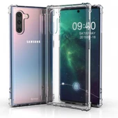 Blogy Galaxy Note 10 ile Uyumlu Crystal Fit Kılıf Crystal Clear - 3