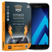 Buff 2017 Galaxy A3 ile Uyumlu Darbe Emici Ekran Koruyucu Film - 1