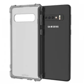 Blogy Galaxy S10 Plus ile Uyumlu Crystal Fit Kılıf Smoke Black - 2