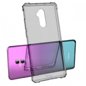 Blogy Mate 20 Lite ile Uyumlu Crystal Fit Kılıf Smoke Black - 2