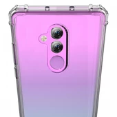 Blogy Mate 20 Lite ile Uyumlu Crystal Fit Kılıf Crystal Clear - 3