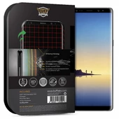 Buﬀ Galaxy Note 8 ile Uyumlu 3D ile Uyumlu Ekran Koruyucu - 2