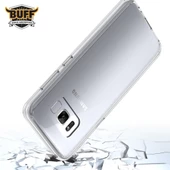 Buff Galaxy S8 Plus ile Uyumlu Air Hybrid Kılıf Smoke Black - 4