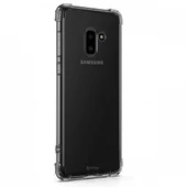 Blogy Galaxy J6 Plus ile Uyumlu Crystal Fit Kılıf Smoke Black - 2