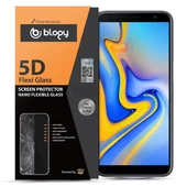 Blogy Galaxy J6 Plus 2018 ile Uyumlu Flexi 5D Ekran Koruyucu - 1