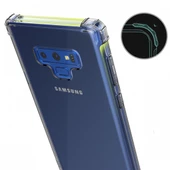 Blogy Galaxy Note 9 ile Uyumlu Crystal Fit Kılıf Smoke Black - 3