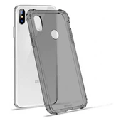 Blogy MI A2 Lite ile Uyumlu Crystal Fit Kılıf Smoke Black - 3
