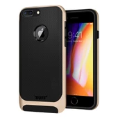 Buff iPhone 8 Plus ile Uyumlu New Armor Kılıf Gold - 1