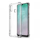 Blogy Galaxy A30 ile Uyumlu Crystal Fit Kılıf Crystal Clear - 1