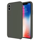 Buff iPhone Xs Max ile Uyumlu Rubber Fit Kılıf Dark Olive - 1