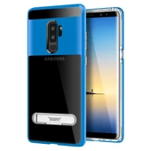 Buff Galaxy S9 Plus ile Uyumlu Air Bumper Kılıf Blue - 1