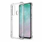 Blogy Galaxy A60 ile Uyumlu Crystal Fit Kılıf Crystal Clear - 1